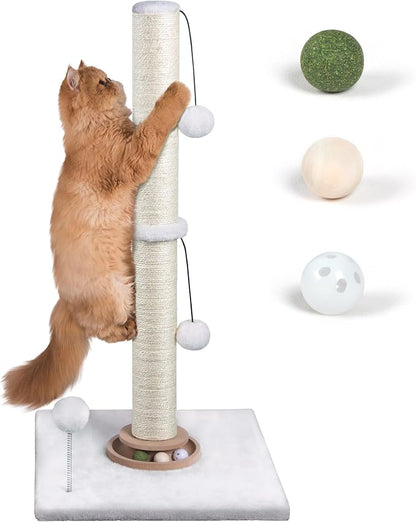 Fantasreen 31" Cat Scratching Post Kitten Toys by Fantasreen