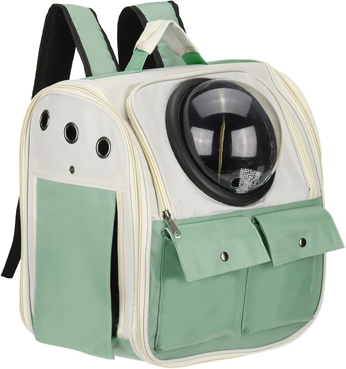 Pet Backpack Carrier, Portable and Ventilated, Oxford Cloth, Dogs Cats and by Unknown