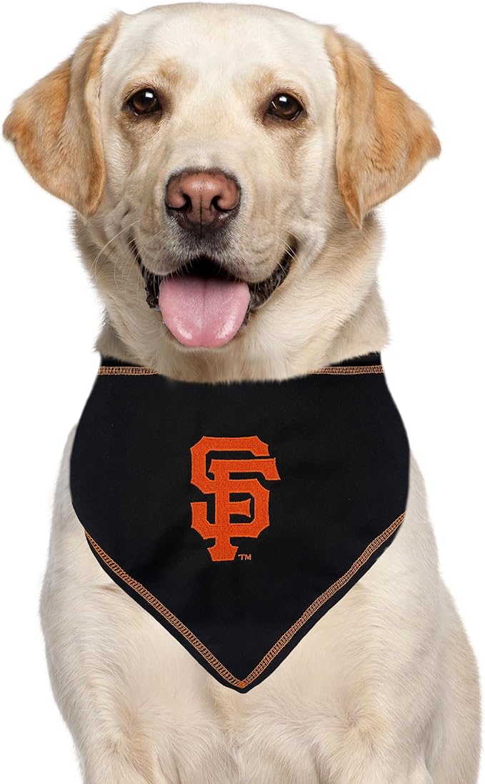 Pets First MLB SAN Francisco Giants TIE Bandana, Small/Medium. Dog Bandana - Image 5