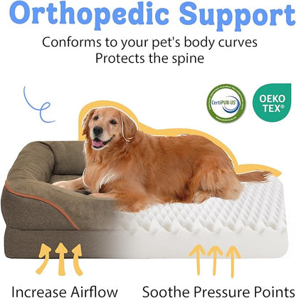 Washable Orthopedic Large Dog Bed -XL Large Dog Bed - Image 2