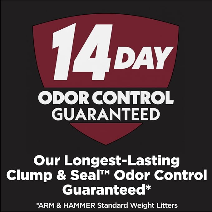 ARM & HAMMER Clump & Seal Platinum Cat Litter, 14-Day Odor Control, Rock-Hard - Image 2