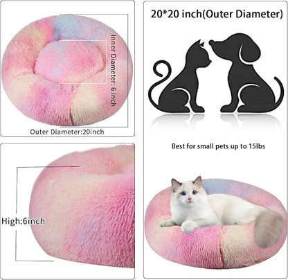 Cat Beds for Indoor Cats, 20 Inch Dog Bed for Small Melium Large Dogs, - Image 5