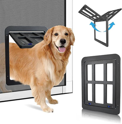 PETLESO Large Dog Door for Screen Door by PETLESO