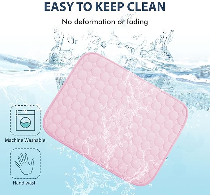 MICROCOSMOS Summer Cooling Mat & Sleeping Pad- Water Absorption Top, Easy Carry - Image 5