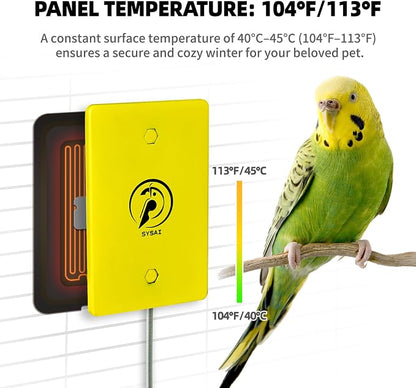 SYSAI Snuggle-Up Bird Warmer for Small Exotic Birds Like Parakeets or - Image 3