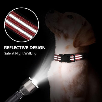 Hikiko Martingale Dog Collars Reflective Nylon Dog Collar - Image 4
