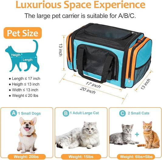 Discala Large Cat Carrier, Pet Carrier, Dog Carrier - Image 2