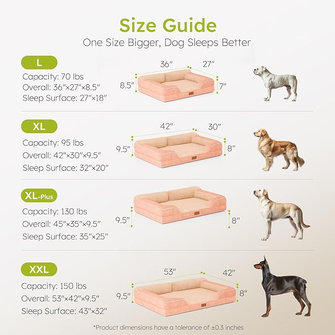 Extra Large Dog Bed, Orthopedic Dog Bed - Image 8
