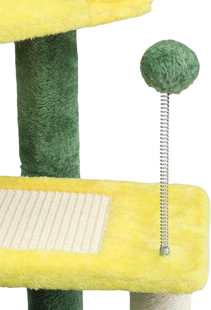 VINGLI Cat Tree, 27 inch Small Cat Tower - Image 7