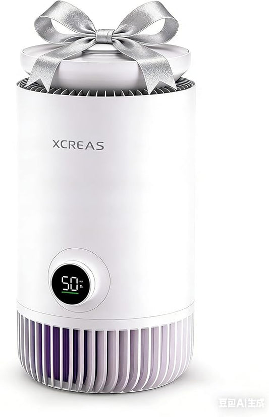 Enhanced Humidifier and Air Purifier in One, 0.8 Gal Top-Fill Tank, 23dB by xCREAS