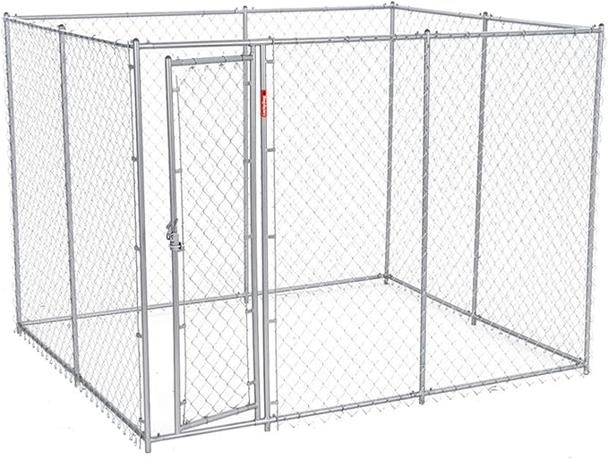 Lucky Dog 10' x 10' x 6' Heavy Duty Outdoor Welded Galvanized Steel Chain Link by LuckyDog
