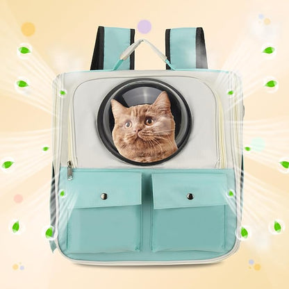 Pet Backpack Carrier, Portable and Ventilated, Oxford Cloth, Dogs Cats and - Image 6