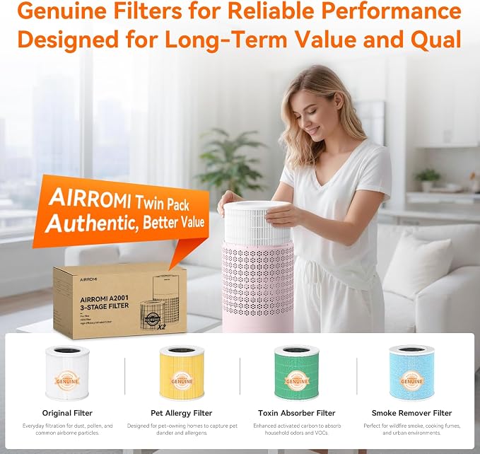 AIRROMI Air Purifier for Bedroom - Image 9