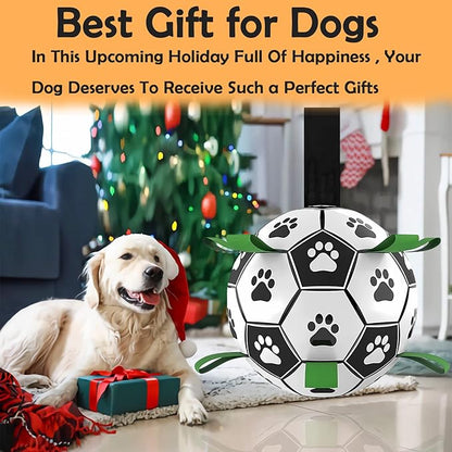 Dog Toys Soccer Ball with Straps, Interactive Toys - Image 7