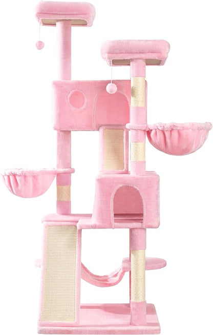WEEWAY Cat Tree Tower for Indoor Cats, Stand House Condo Cave, Sisal Scratching - Image 3