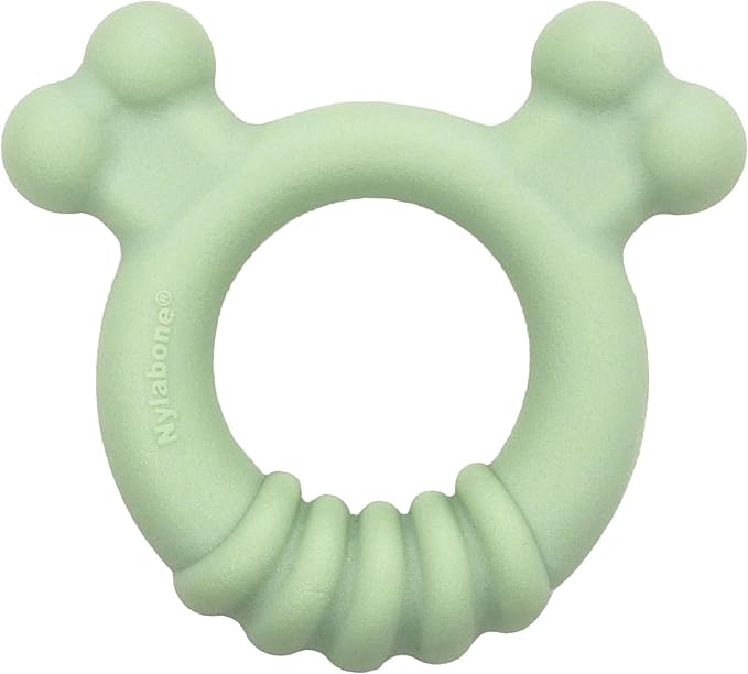 Nylabone Sensory Material Soothing Puppy Chew Toy Ring, Toys by Nylabone