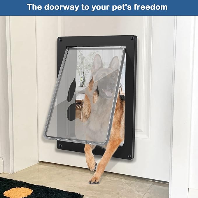 CEESC Large Dog Door for Pets Up to 100 lb, Weatherproof Pet Door for Cats and - Image 2