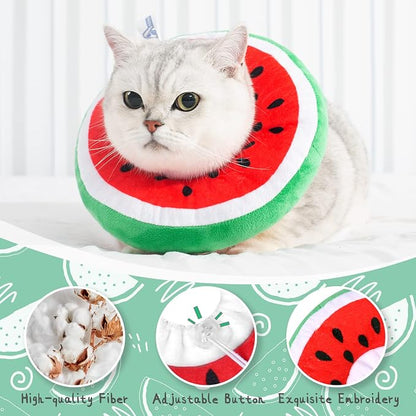 ANWA Adjustable Cat Cone Collar Soft, Cute Cat Donut Collar After Surgery - Image 4