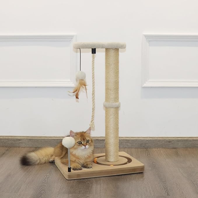 PAWSFANS Cat Scratching Post, Sisal Scratch Posts - Image 6