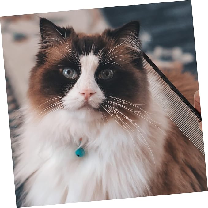 POPETPOP Portable Cat Hair Comb Wear-resistant Grooming Tool Compact Pet - Image 2