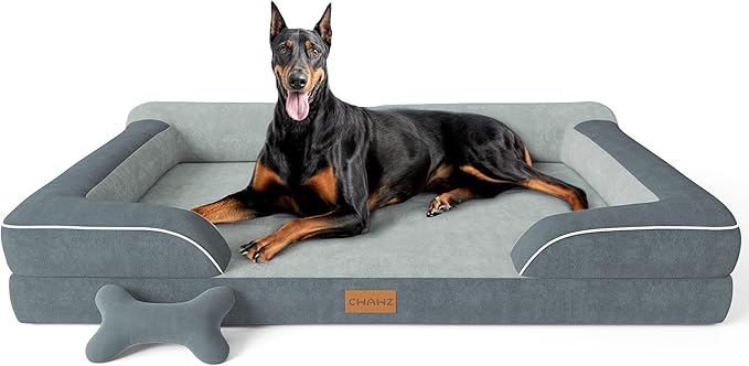 XXL Dog Bed for Extra Large Dogs, Giant Orthopedic Dog Beds by CWAWZ