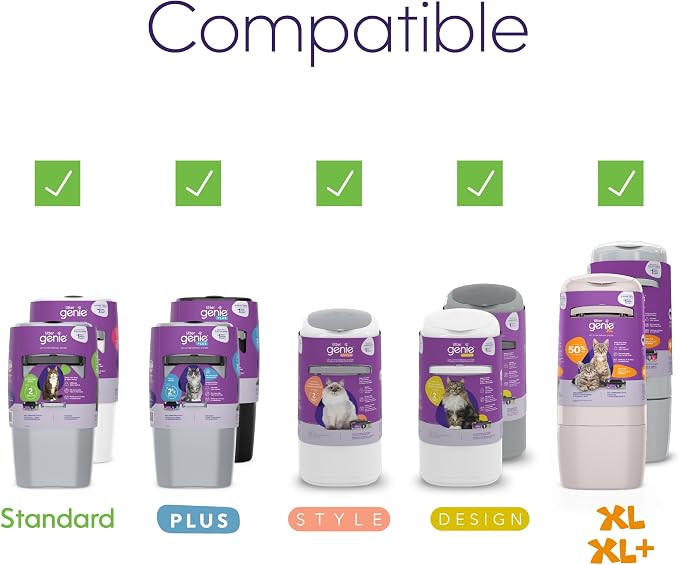 Litter Genie Refill Bags | Standard 3-Pack, 28 total ft | Up to 6 Months of - Image 5