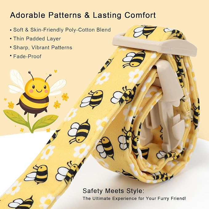 Bee & Daisy Dog Collar for Medium Dogs - Image 4