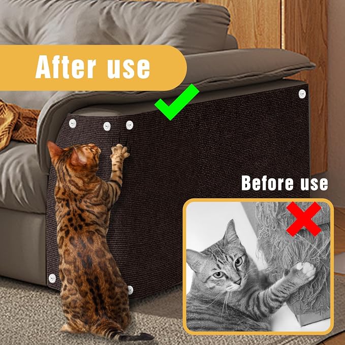 Cat Scratch Mat, Couch Protector from Cats Claw, Cat Scratch Furniture - Image 5