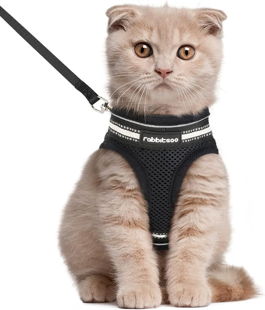rabbitgoo Cat Harness and Leash Set by rabbitgoo
