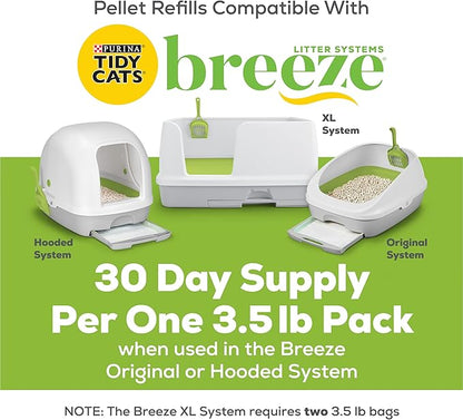Purina Litter Tidy Cat Breeze Pellets, 3.5 lb, 2 Packs, Limited Edition - Image 7