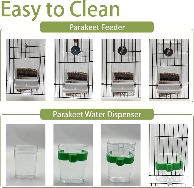 No Mess Bird Feeder Water Dispenser Set, Automatic Bird Feeder - Image 5