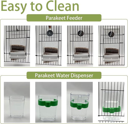 No Mess Bird Feeder Water Dispenser Set, Automatic Bird Feeder - Image 5