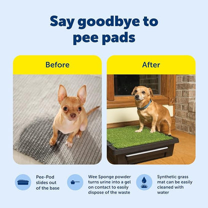 PetSafe Pet Loo Indoor Pet Toilet, Portable Dog Potty Station, Grass Pad Tray - Image 3