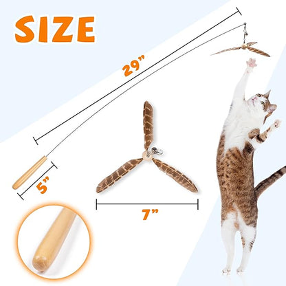 JXFUKAL Cat Wand Toys, Interactive Cat Toys - Image 4