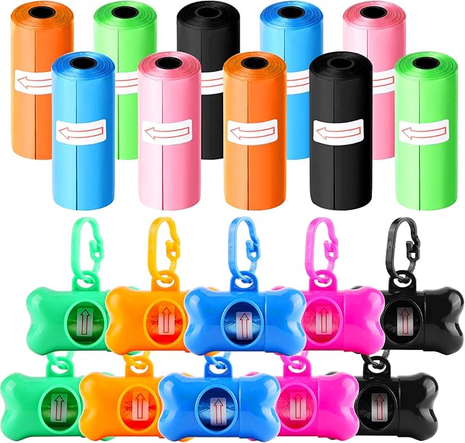 10 Pack Bone Shaped Poop Bag Dispenser Pet Waste Disposal Bag Dispenser - Image 8