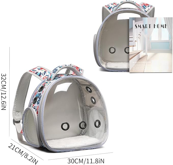 Portable Travel pet Backpack Carrier Hamster Bag Guinea Pig Bird Small Dog cat - Image 2