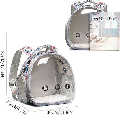 Portable Travel pet Backpack Carrier Hamster Bag Guinea Pig Bird Small Dog cat - Image 2
