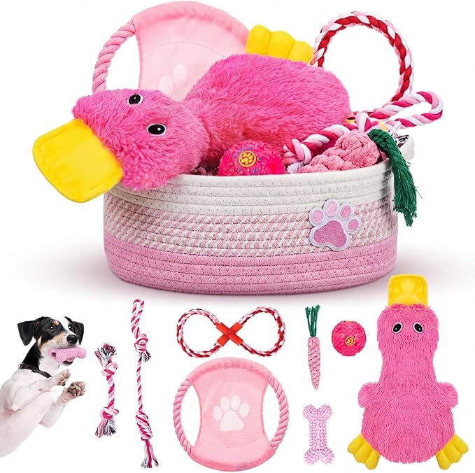 Zopeal Puppy Dog Toy Gift Storage Basket by Zopeal