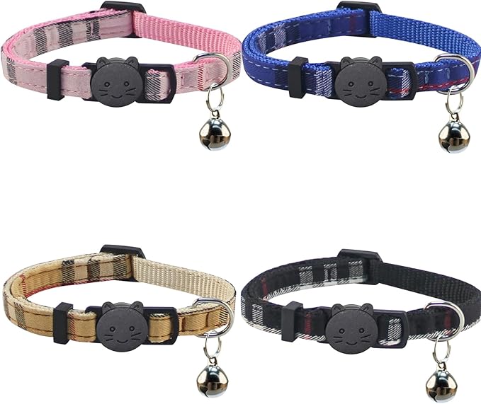 Yizepet Cat Collars with Bells, Breakaway Kitten Collar, Cute Kitty Collar by Yizepet