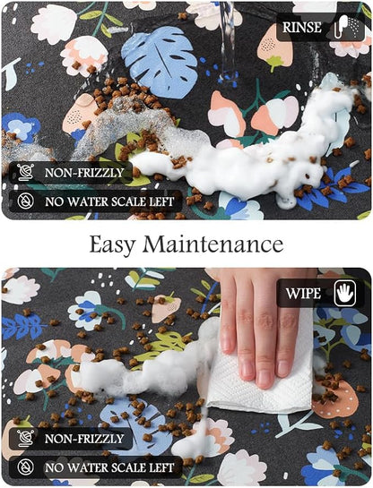 Pet Feeding Mat-Absorbent Dog Mat - Image 4