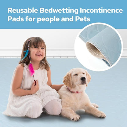 2 Packs Reusable Incontinence Bed Pad, Waterproof Bed Pad & Pet Pad, The - Image 7