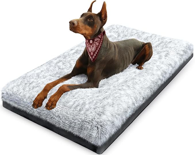 KISYYO Premium Washable Orthopedic Dog Bed – 41" Extra Large Crate Mat by KISYYO