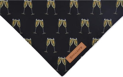 Realeaf New Year Dog Bandanas 2 Pack, Cheers to The New Year Dog Scarf - Image 5