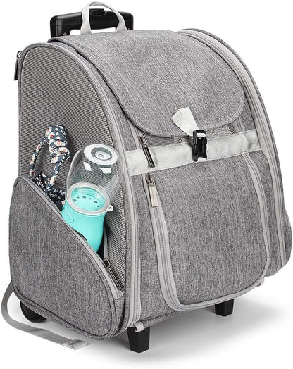 Lollimeow Pet Rolling Carrier, Dog Backpack - Image 7