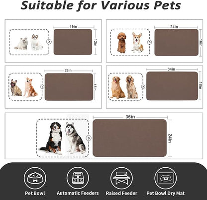 Dog Food Mat - Absorbent Cat Mat - Image 4