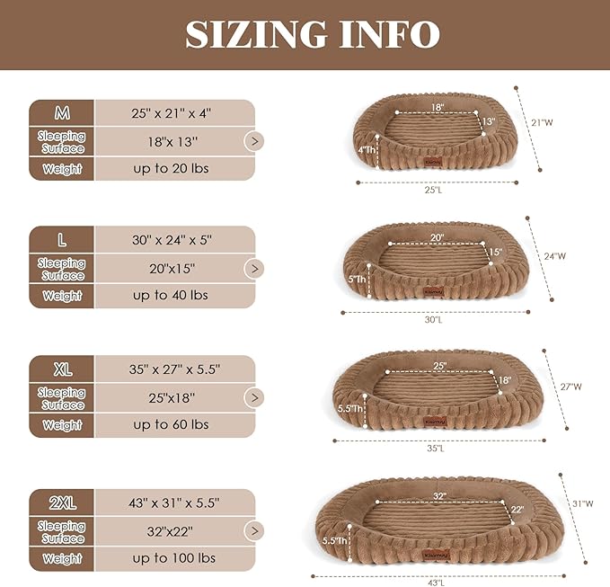 Cute Dog Bed for Medium Size Dog, Calming Medium Dog Cat Bed - Image 5