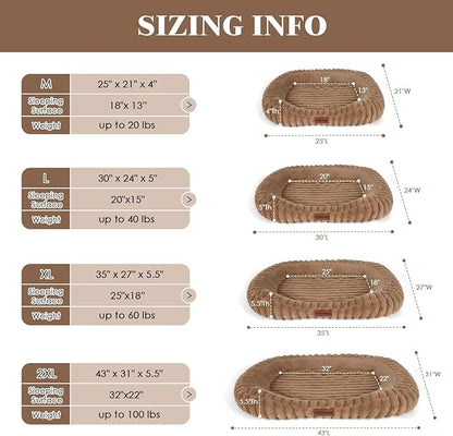 Cute Dog Bed for Medium Size Dog, Calming Medium Dog Cat Bed - Image 5