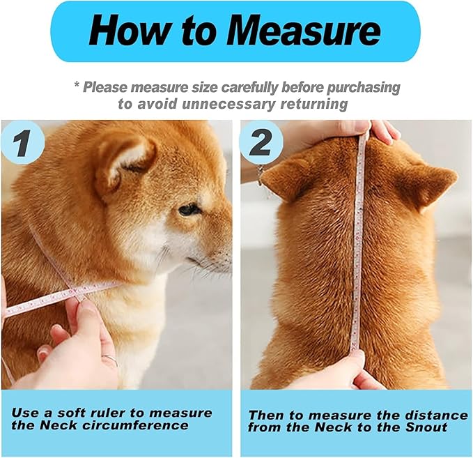 Supet Dog Cone Collar Adjustable After Surgery, Comfortable Pet Recovery Collar - Image 6