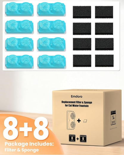 Official 8-Pack Replacement Filters and Sponges - Image 5
