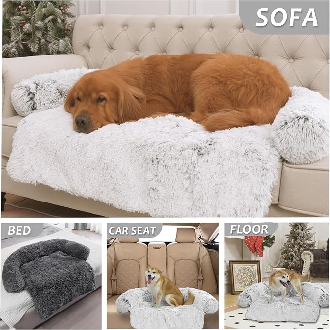 Tinaco Calming Dogs/Cats Bed Mats, Dog Pad Washable Removable Couch Cover - Image 7